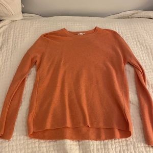 Peach sweater from JJill